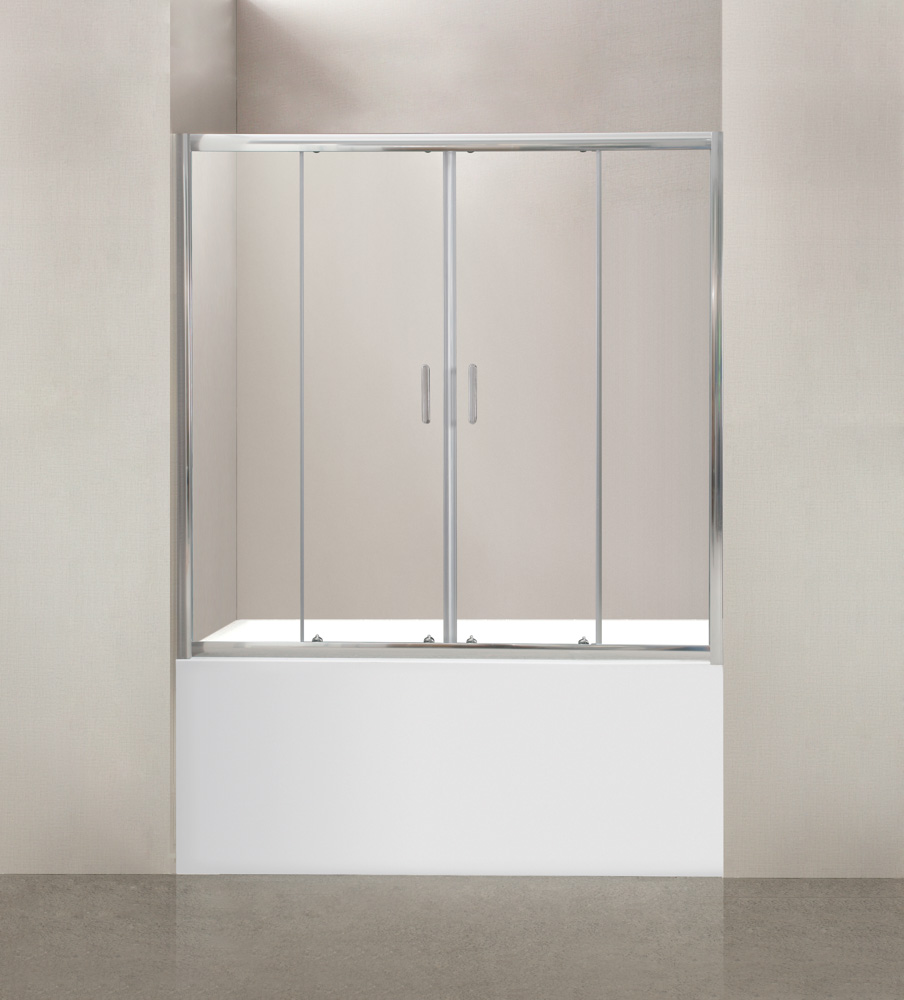купить Шторка для ванны в проём BelBagno UNO-VF-2-170/145-C-Cr 