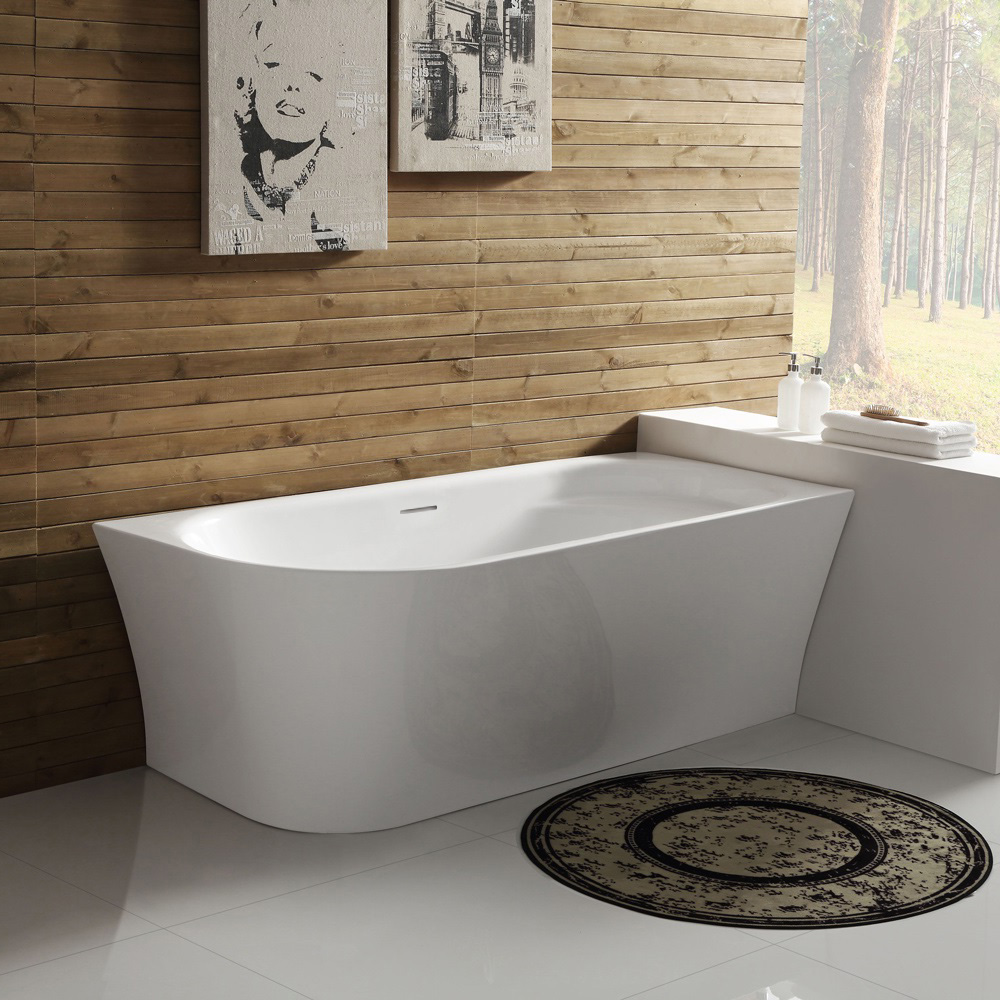 купить Асимметричная угловая акриловая ванна BelBagno BB410-1500-780-R 