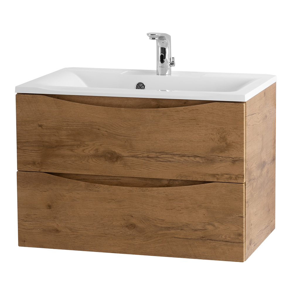Тумба подвесная с раковиной BelBagno MARINO-750-2C-SO-RN-P