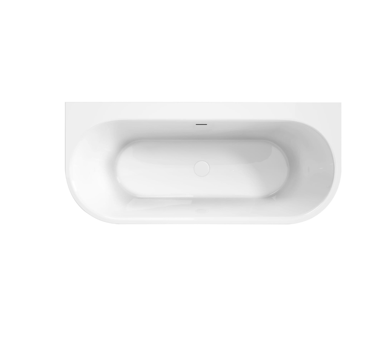 Ванна пристенная BelBagno BB711-1550-700