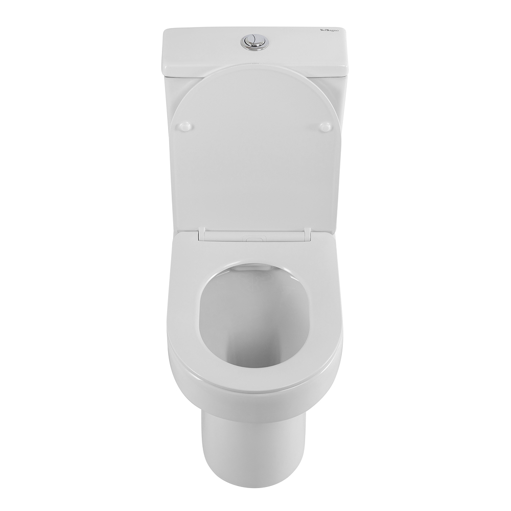 Унитаз-компакт BelBagno NORMA BB339CPR/BB339T/BB089SC безободковый с сидением