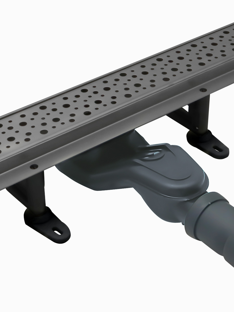 Душевой лоток CEZARES SLIDER-LD-70-GM оружейная сталь