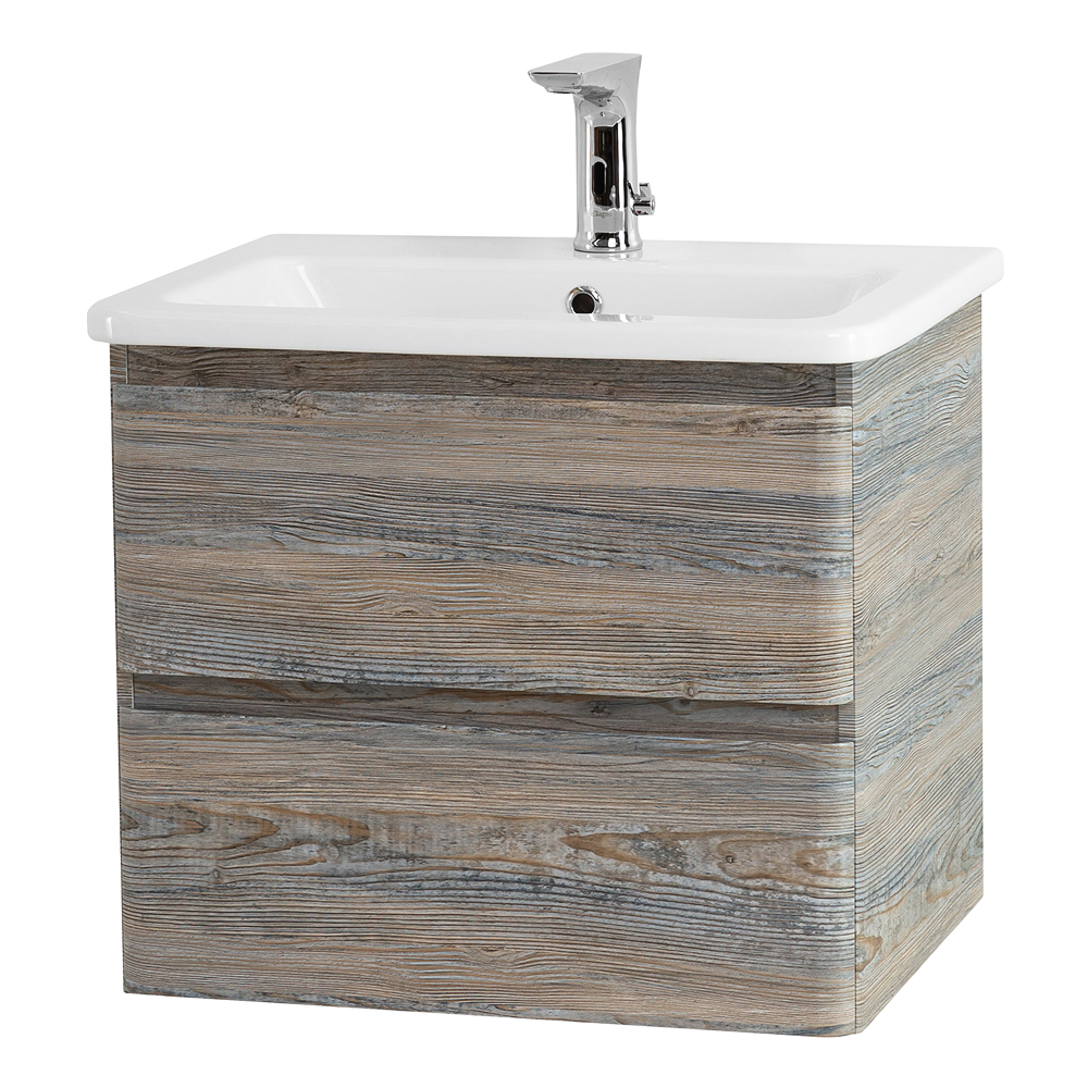 Тумба подвесная с керамической раковиной BelBagno ALBANO-CER-500-2C-SO-PS