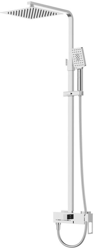 купить Душевая стойка BelBagno LUCE с изливом LUC-VSCM-CRM 