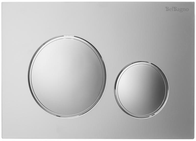 купить Кнопка смыва BelBagno BB-17C-IN цвет нержавеющая сталь 