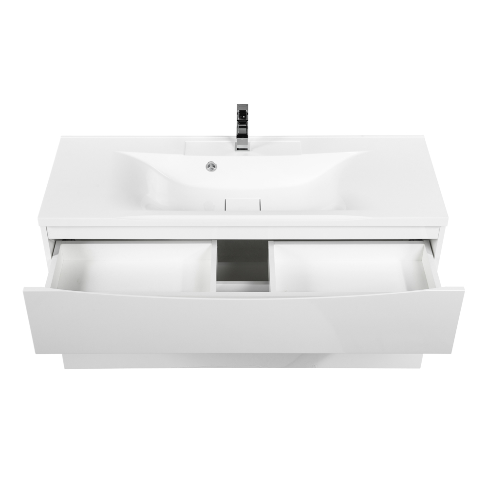 Тумба подвесная с раковиной BelBagno MARINO-H60-1100-2C-SO-BL-P