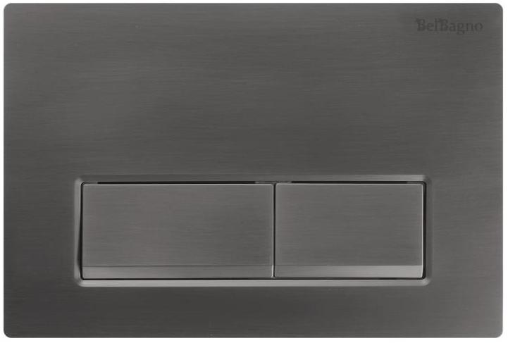купить Кнопка смыва BelBagno BB-15R-GM цвет оружейная сталь 