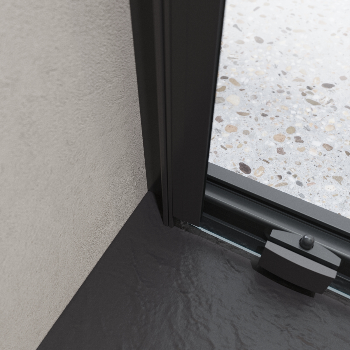 Дверь в проём BelBagno LUCE-BF-1-120-C-NERO
