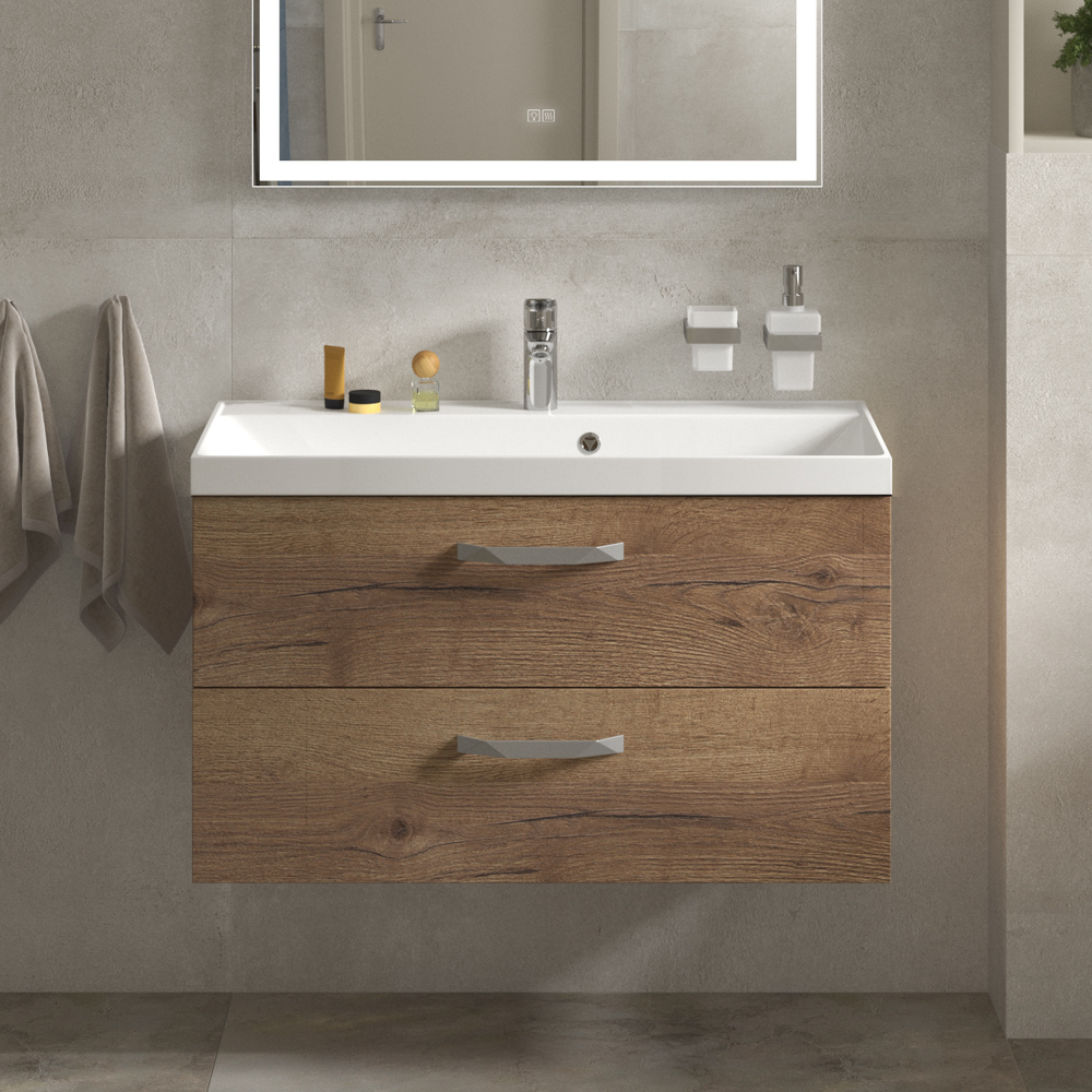 купить Тумба с раковиной BelBagno AURORA-900-2C-SO-RT 