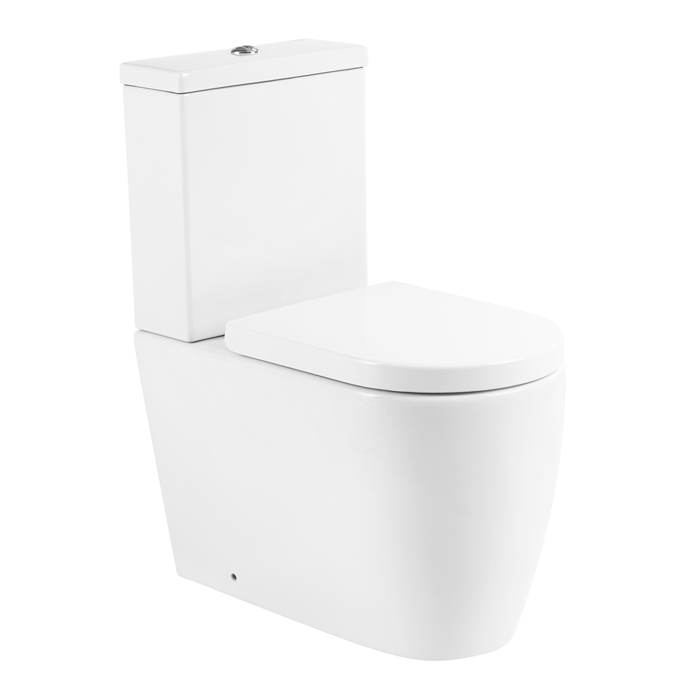 купить Унитаз-компакт BelBagno MARINO BB105CPR/BB105SC + BB105T безободковый с сидением 
