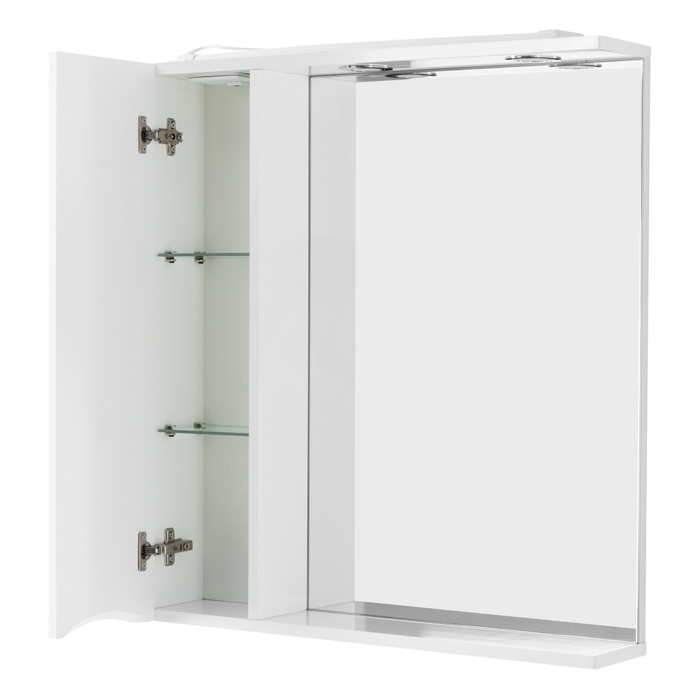 Зеркальный шкаф левосторонний BelBagno MARINO-SPC-700/750-1A-BL-P-L