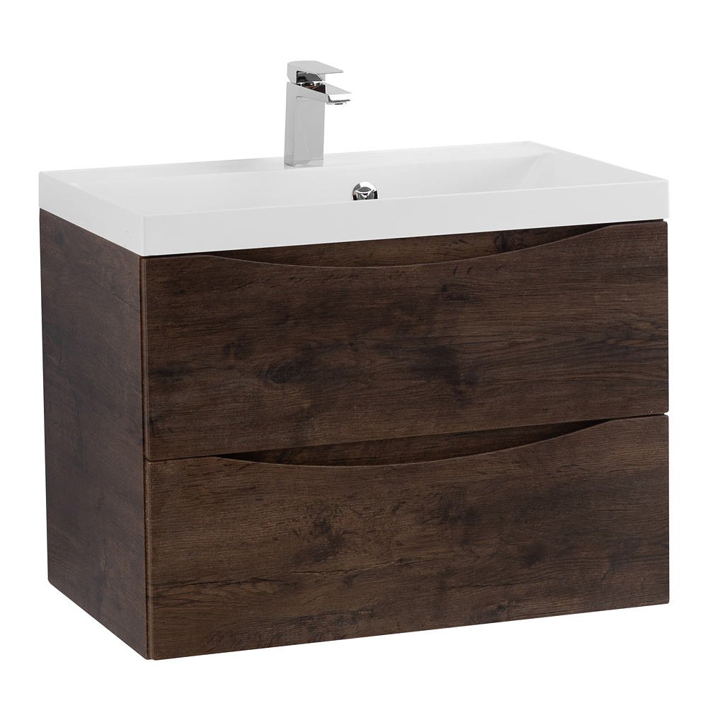 Тумба подвесная с раковиной BelBagno MARINO-700-2C-SO-RW-P