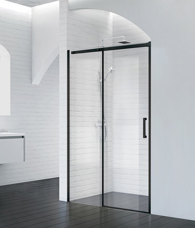 купить Душевая дверь BelBagno ACQUA-BF-1-150-C-NERO 