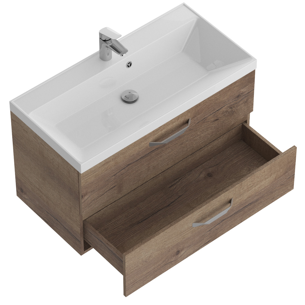 Тумба с раковиной BelBagno AURORA-900-2C-SO-RT