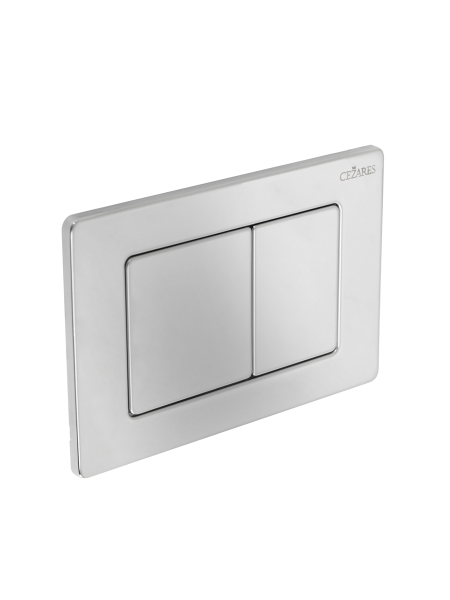 Кнопка смыва CEZARES CZR-410C-01-AF, матовый хром 