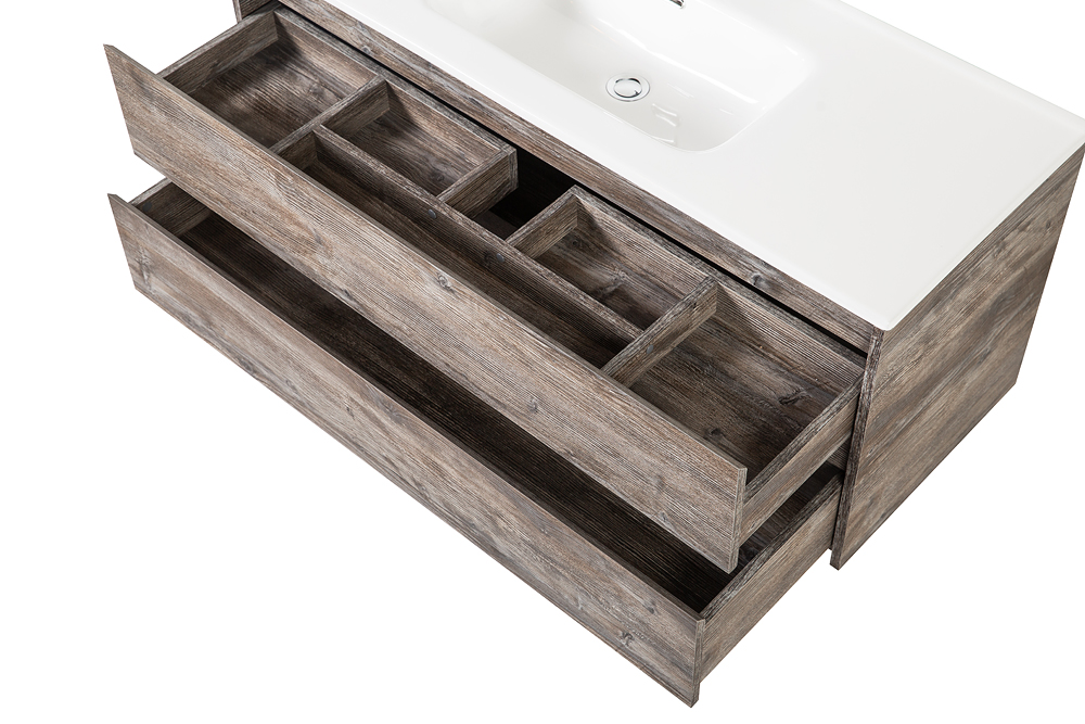 Тумба подвесная с раковиной BelBagno KRAFT-1200-2C-SO-PP