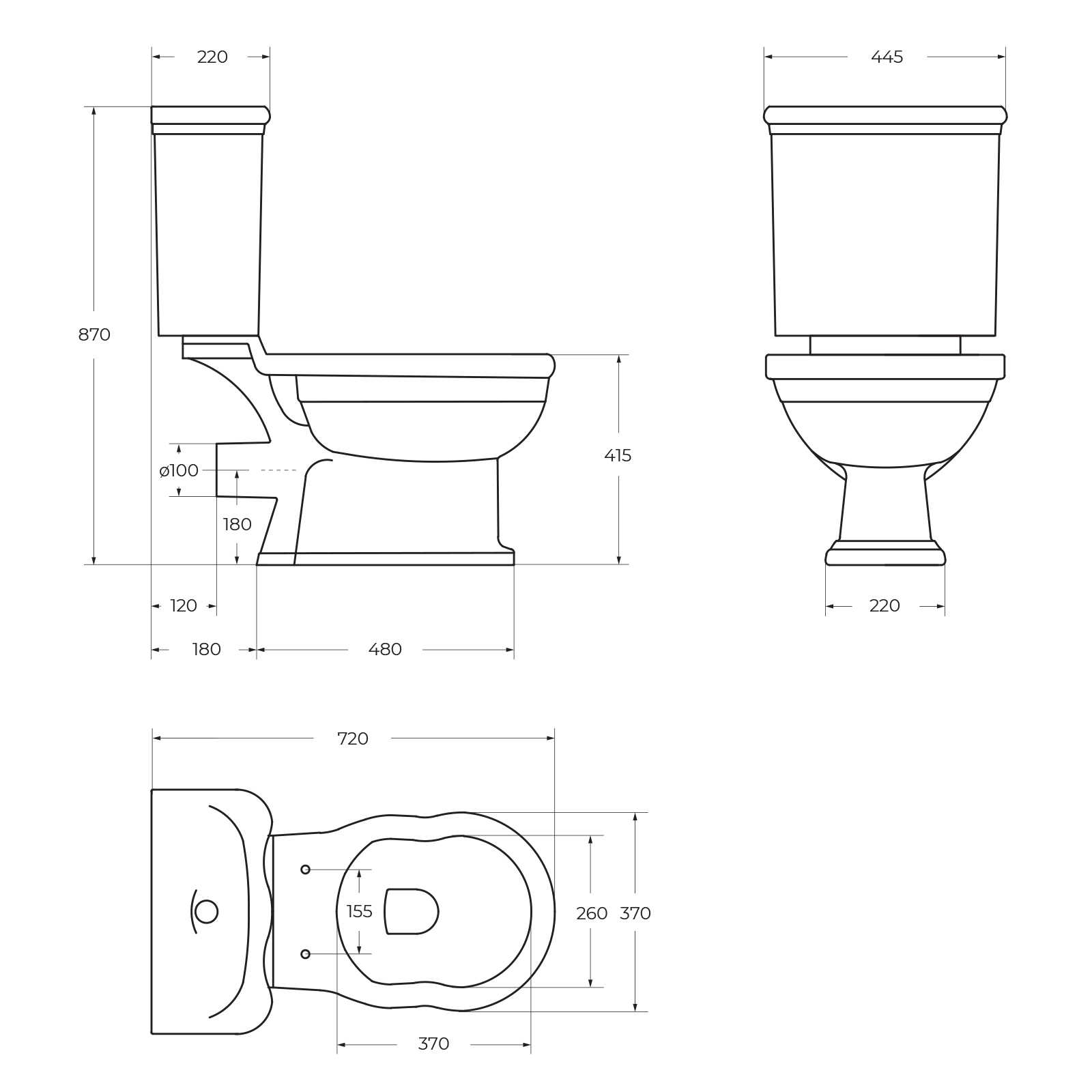 Чаша унитаза BelBagno BOHEME BB115CPR/BB115SC безободкового с сиденьем