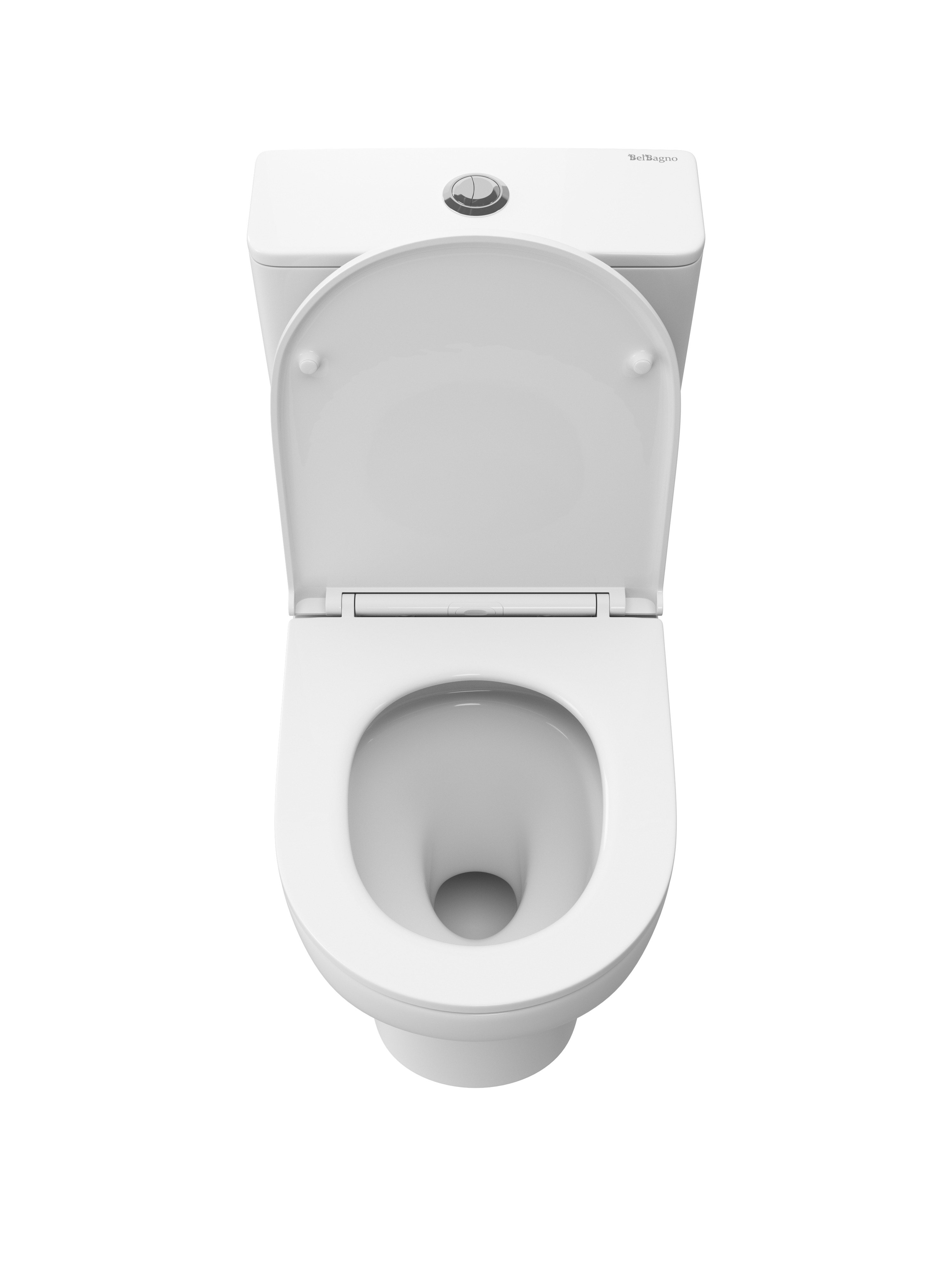 Унитаз-компакт BelBagno LOUNGE-TOR-2 BB2802CP/T-TOR/SC с сиденьем и смывом TORNADO