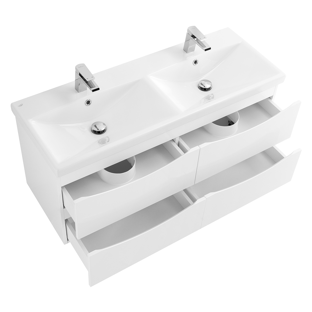 Тумба подвесная с раковиной BelBagno MARINO-CER-1200-4C-SO-2-BL-P