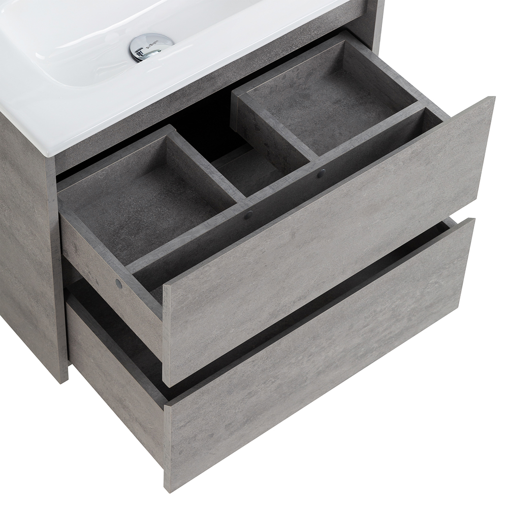 Тумба подвесная с раковиной BelBagno KRAFT 39-500/390-2C-SO-CG