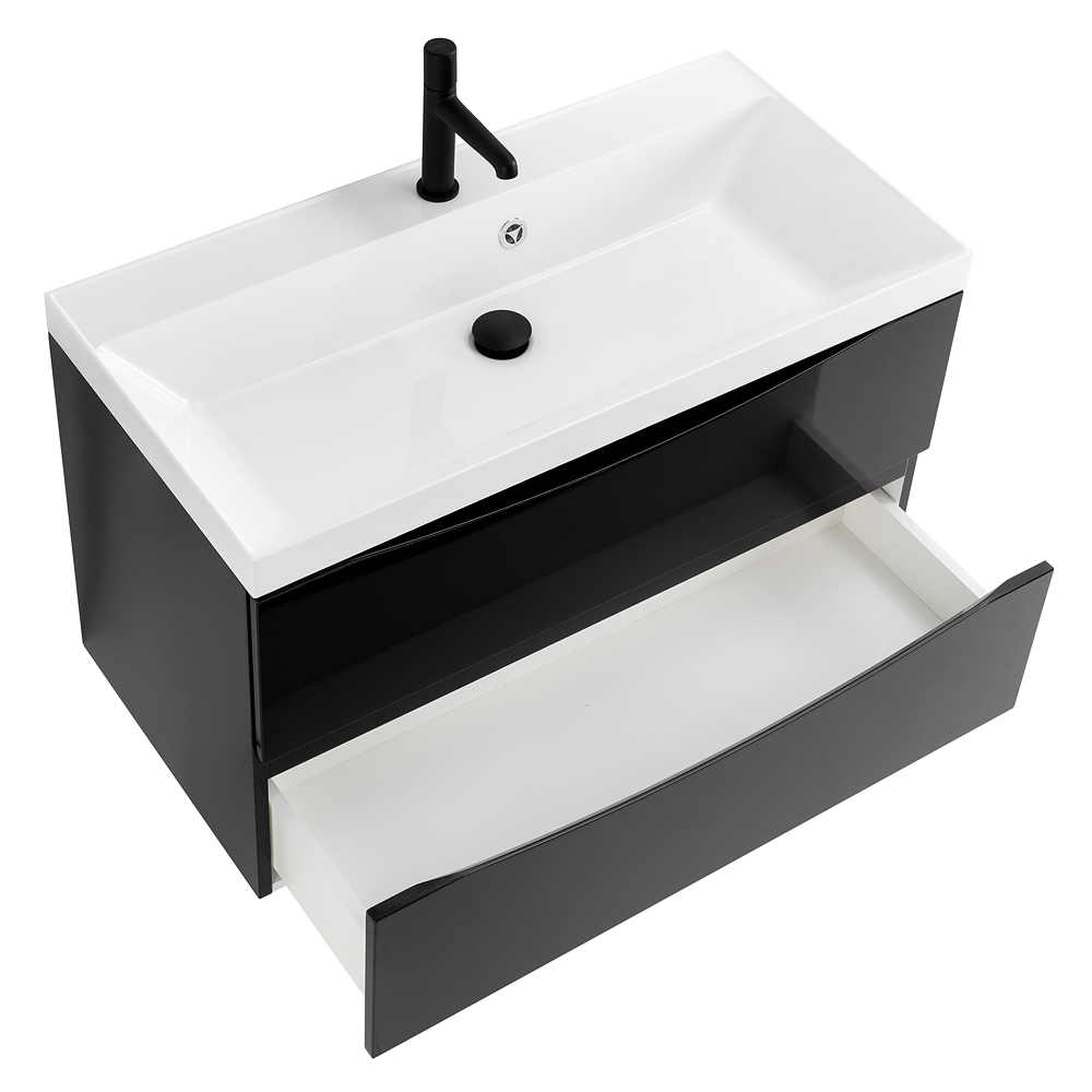 Тумба подвесная под раковину BelBagno MARINO-800-2C-SO-NL-P