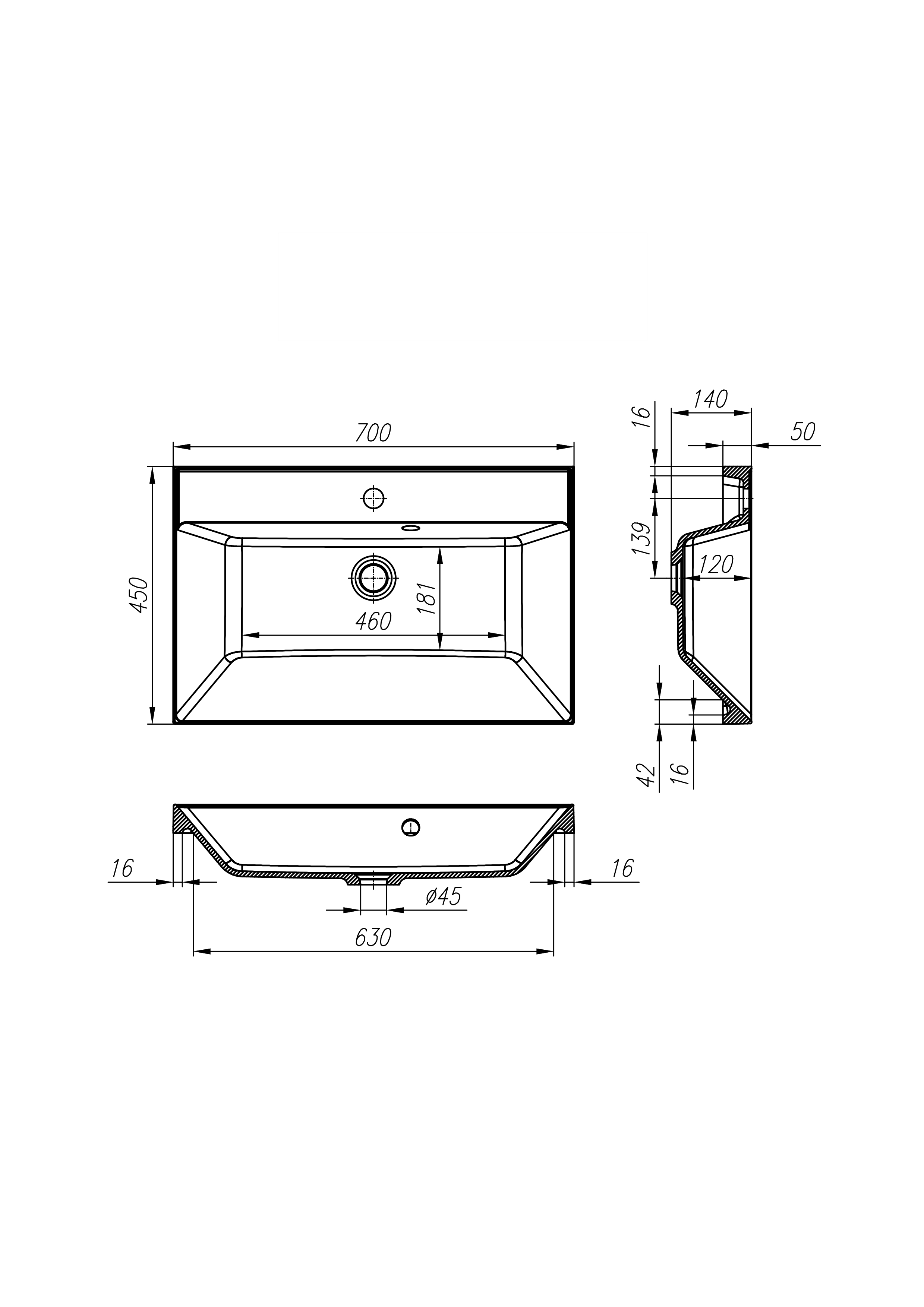 Мебель для ванной BelBagno AURORA-700-2C-SO-RNN