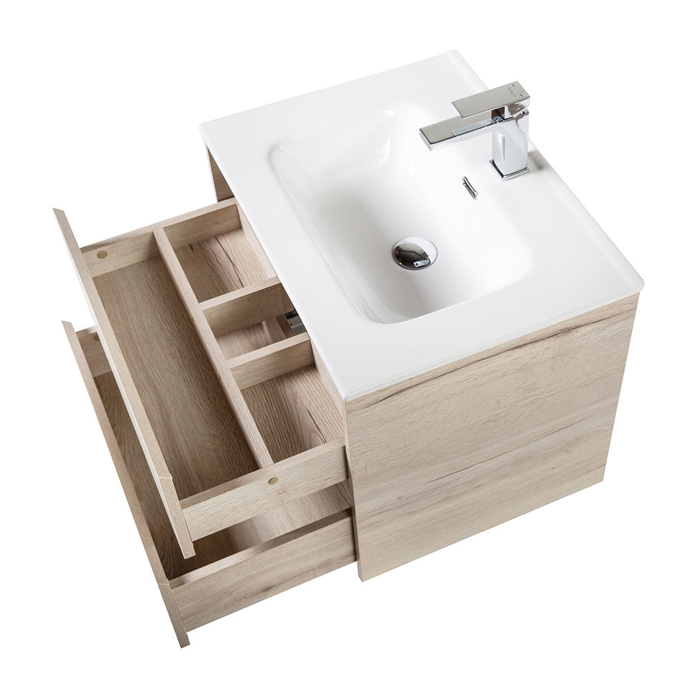 Тумба подвесная с раковиной BelBagno KRAFT-700-2C-SO-RGB