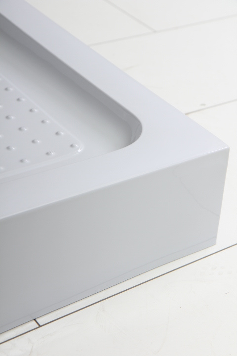 Акриловый поддон 90х90 BelBagno TRAY-BB-A-90-15-W с сифоном