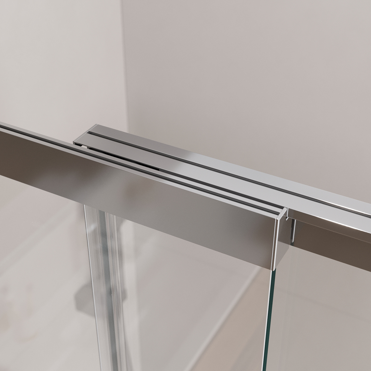 Душевая шторка на ванну CEZARES SLIDER-FIX-VF-11-100/150-C-Cr с фиксированным креплением одной створки