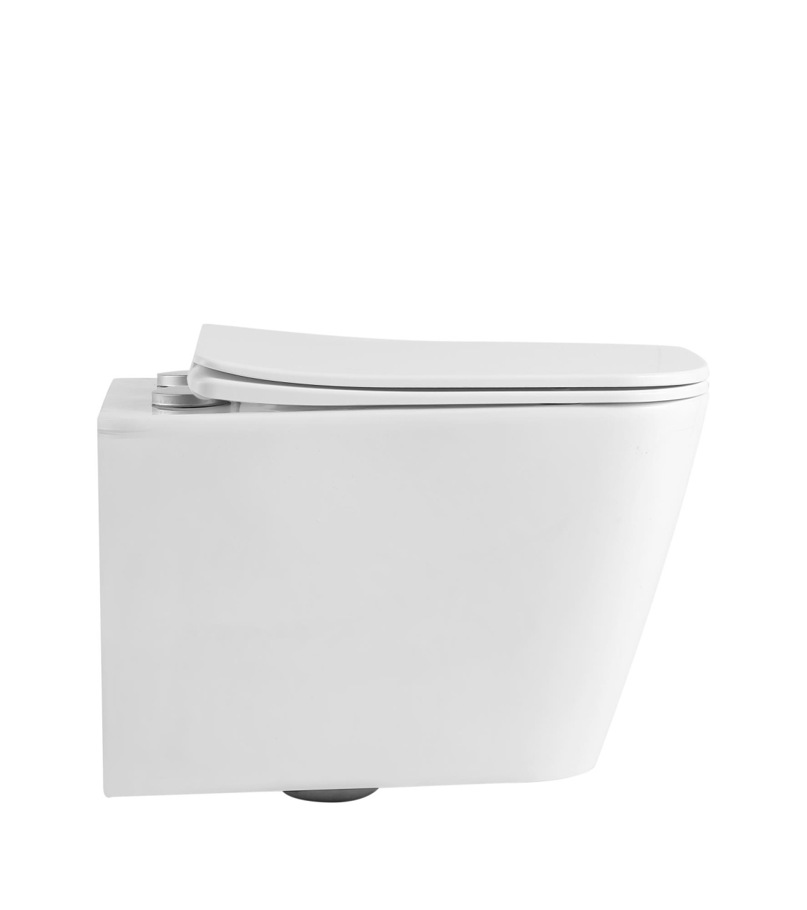 Унитаз подвесной безободковый с сиденьем и смывом TORNADO BelBagno KRAFT-TOR BB7106CH-TOR/SC