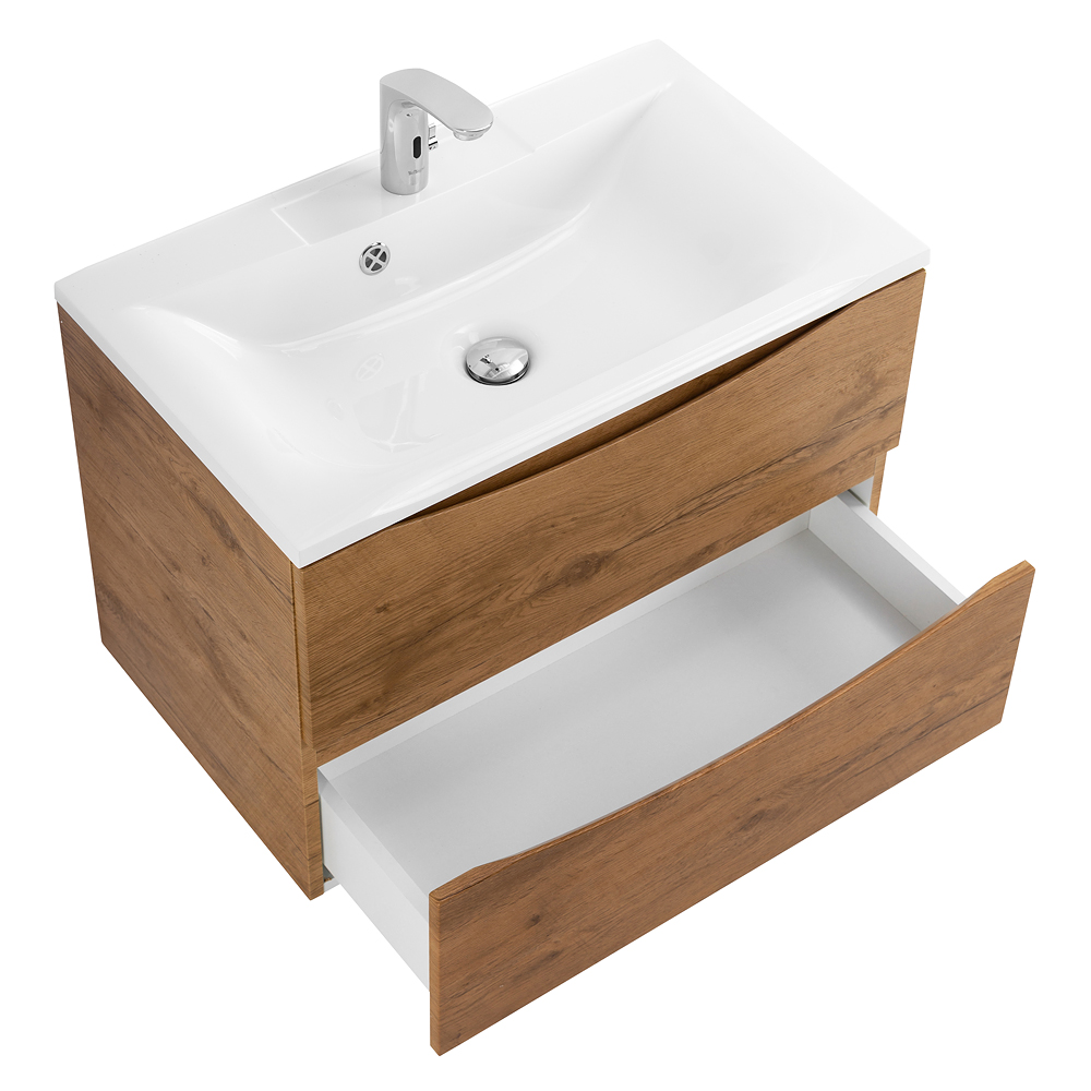 Тумба подвесная с раковиной BelBagno MARINO-650-2C-SO-RN-P