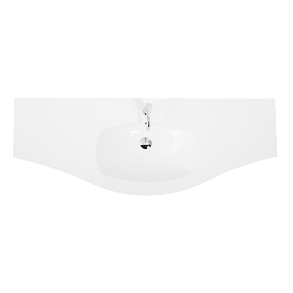 Раковина из искусственного мрамора Cezares 50155 Bianco