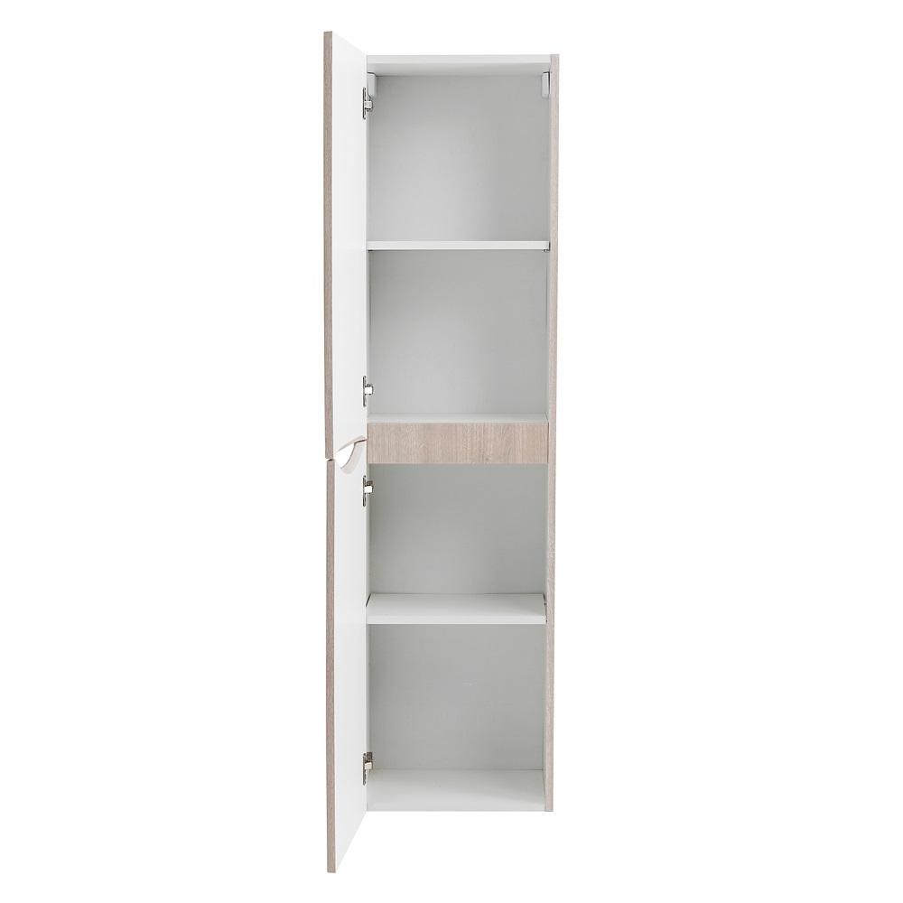 Пенал подвесной BelBagno FLY-MARINO-1500-2A-SC-RG-P-L левосторонний, Rovere Grigio