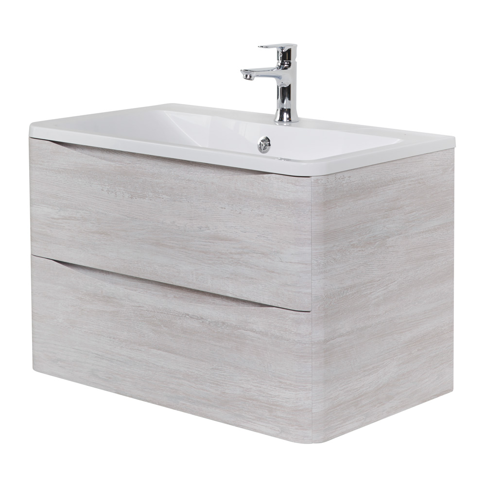 Мебель для ванной комнаты подвесная BelBagno ACQUA-1000-2C-SO-RVB 100 см Rovere Vintage Bianco