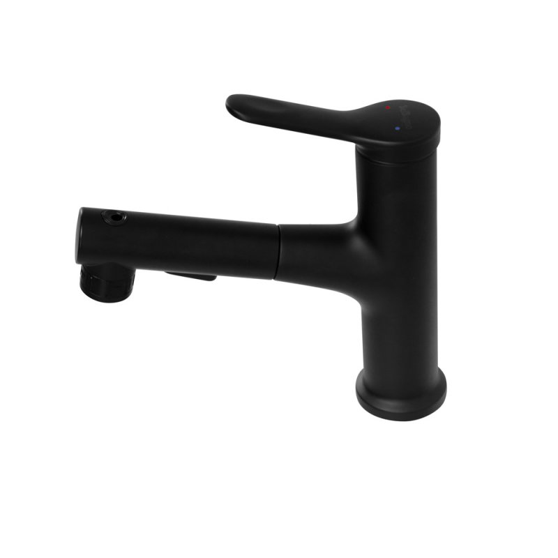 Cмеситель для раковины BelBagno BB-LVMD-NERO-W0 с вытяжным изливом