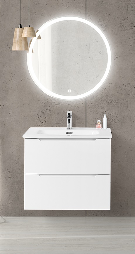 купить Тумба подвесная с раковиной BelBagno ETNA39-700/390-2C-SO-BL-P+BB700/390ETL 