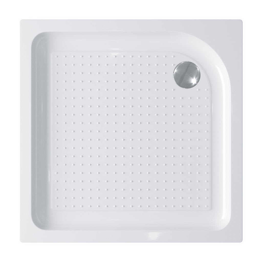 Акриловый поддон 100х100 BelBagno TRAY-BB-A-100-15-W с сифоном