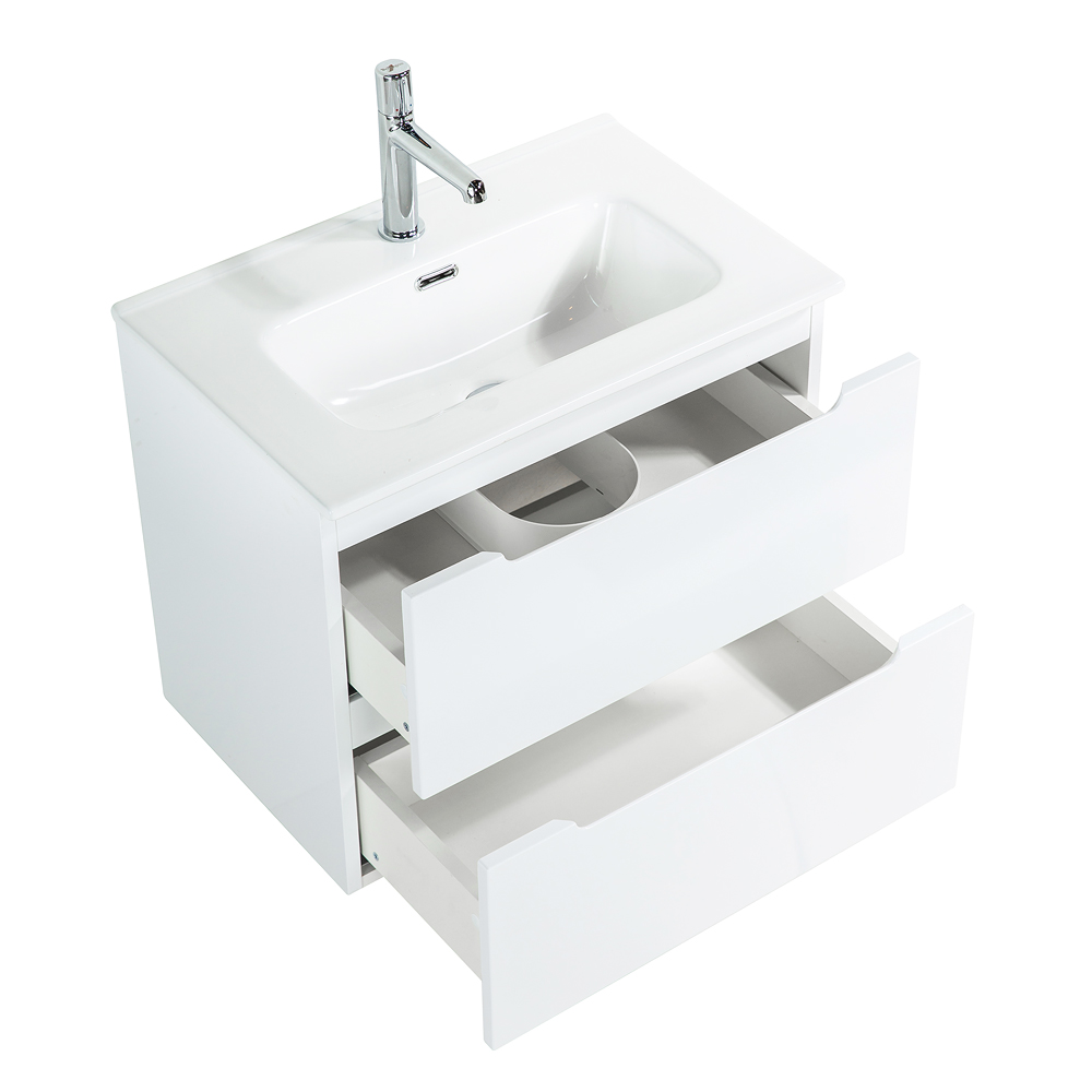 Тумба подвесная с раковиной BelBagno ETNA39-500/390-2C-SO-BL-P + BB500/390ETL