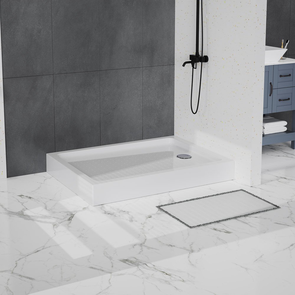 купить Акриловый поддон 120х90 BelBagno TRAY-BB-AH-120/90-15-W с сифоном 