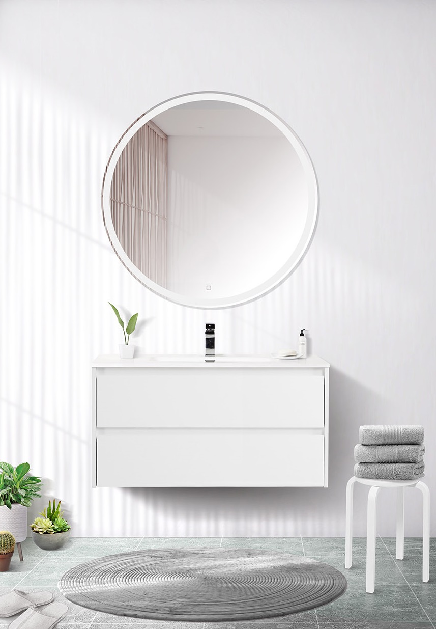 Тумба подвесная под раковину BelBagno KRAFT-800-2C-SO-BO