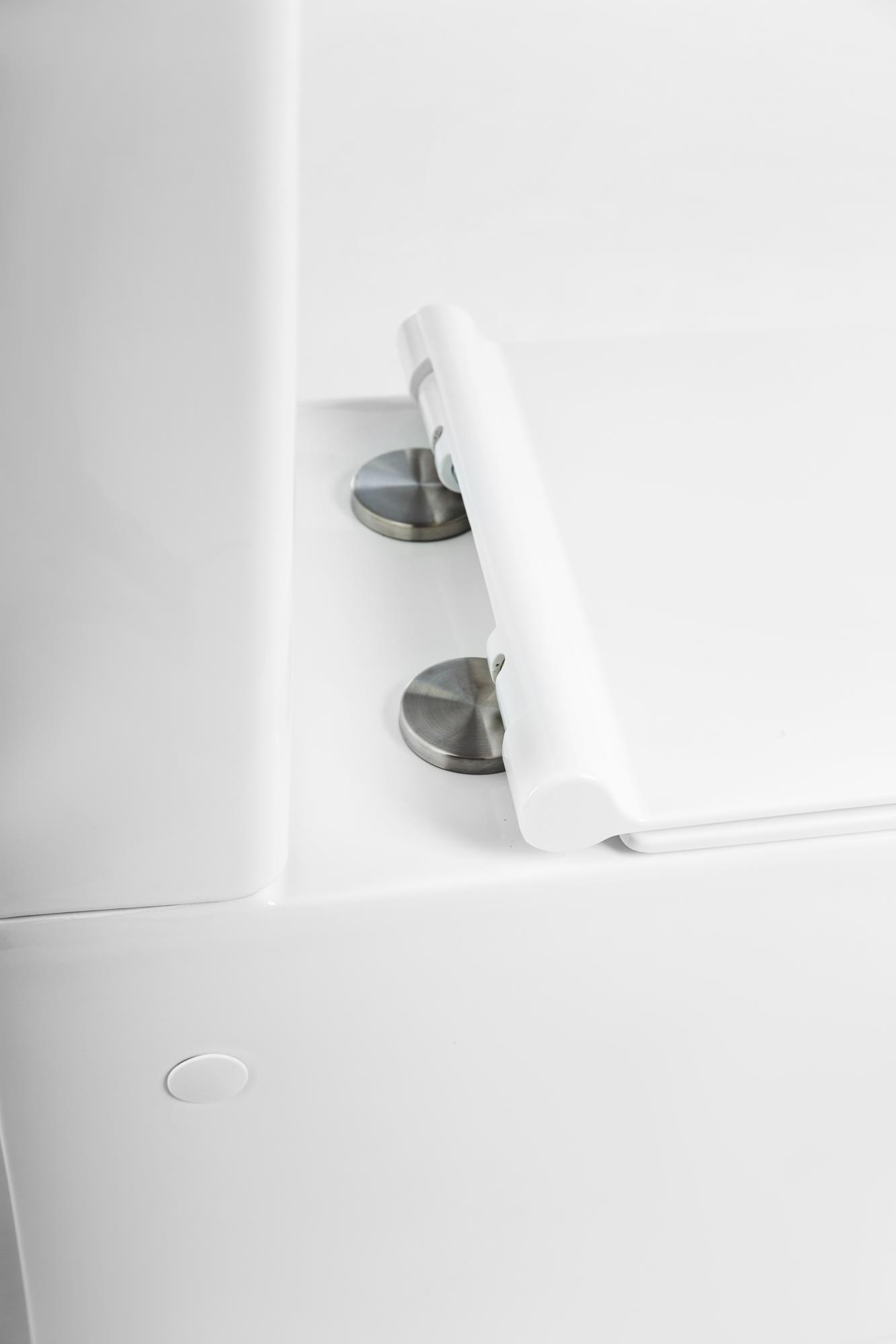 Унитаз-компакт безободковый с сиденьем BelBagno ARDENTE-R BB02093CPR/SC + BB02093T