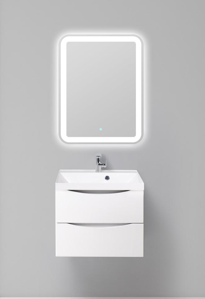 купить Тумба подвесная с раковиной BelBagno MARINO-600-2C-SO-BO-P 