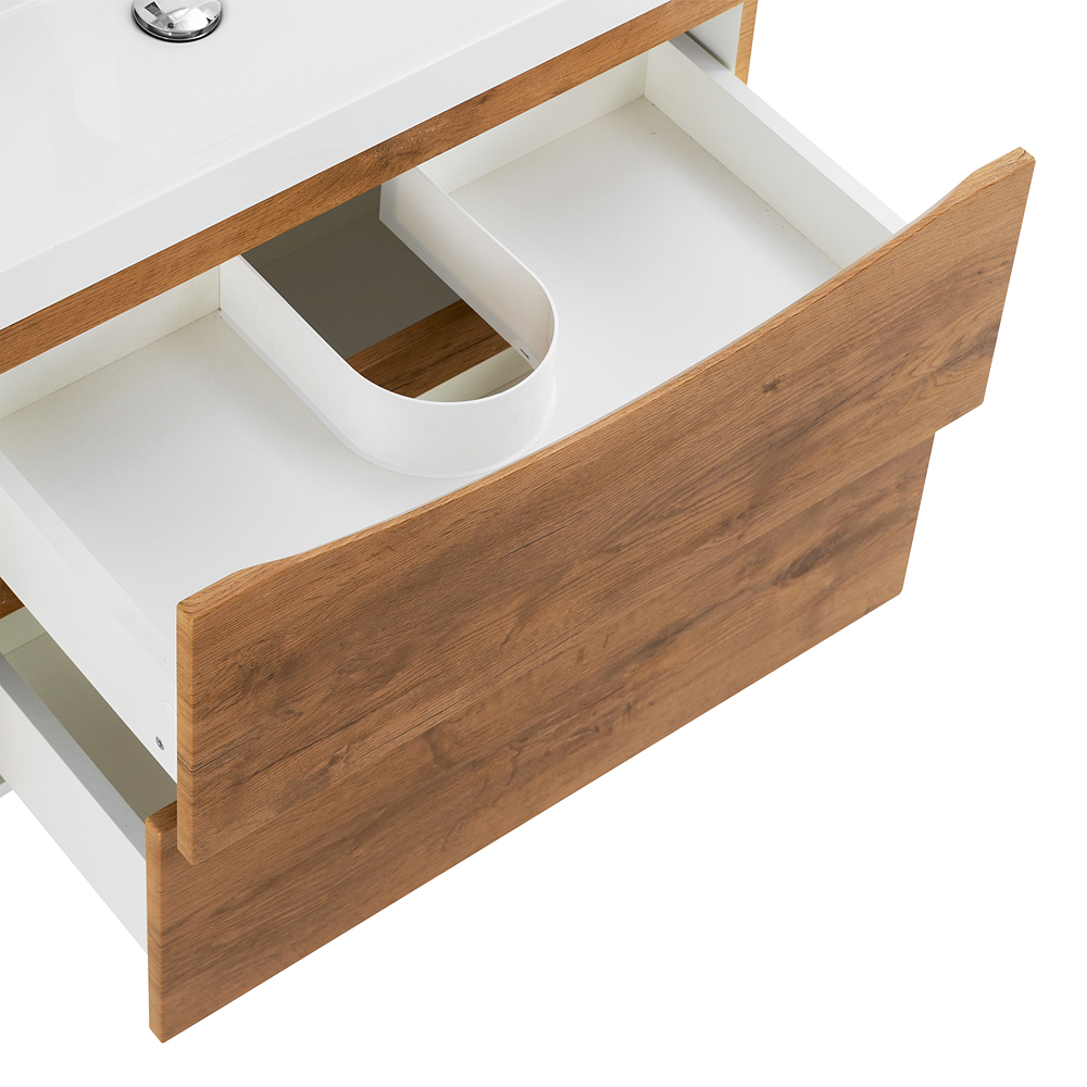 Тумба подвесная с раковиной BelBagno MARINO-700-2C-SO-RN-P