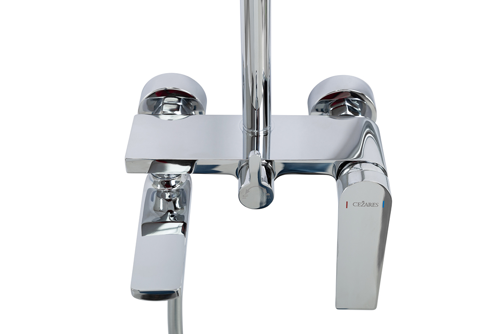 Душевая стойка CEZARES COMFORT-CVD-01 со смесителем и поворотным изливом