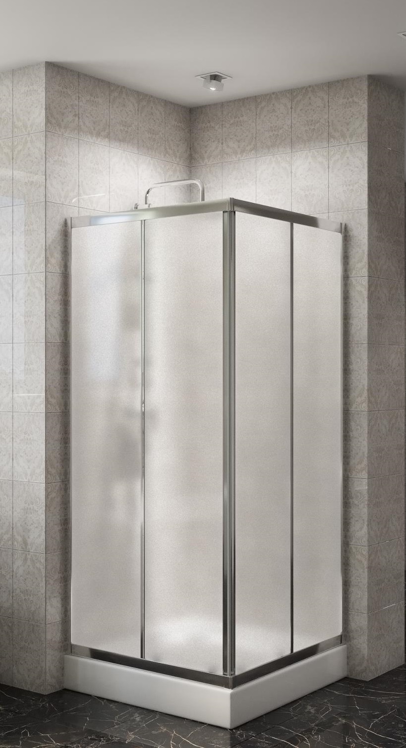 Душевой уголок BelBagno DUE-A-2-90-P-Cr