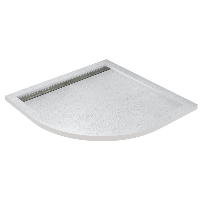 Поддон из искусственного мрамора 100х100 Cezares TRAY-AS-R-100-30-W без сифона