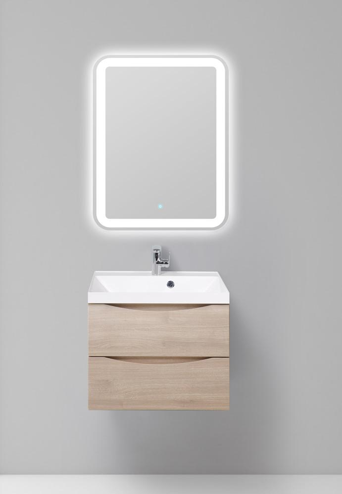 купить Тумба подвесная с раковиной BelBagno MARINO-600-2C-SO-RG-P 