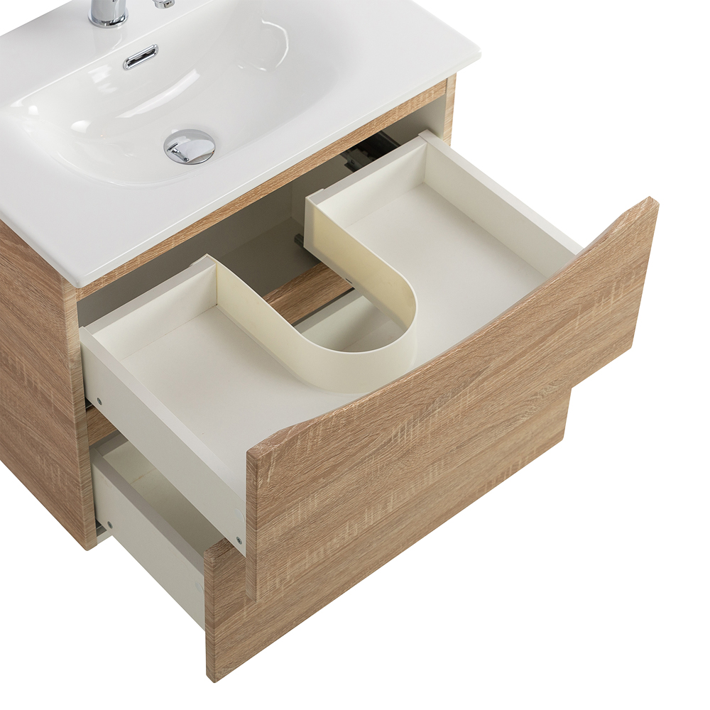 Тумба под раковину подвесная BelBagno MARINO-CER-MINI-500-2C-SO-WO-P