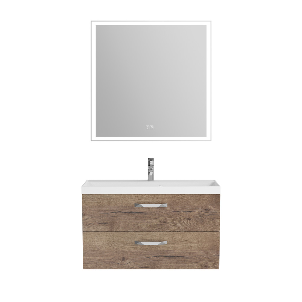 Тумба с раковиной BelBagno AURORA-900-2C-SO-RT