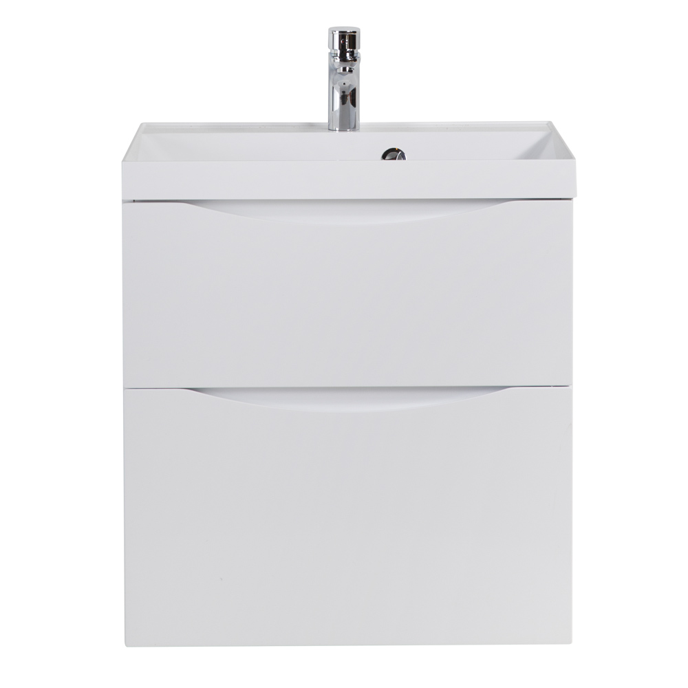 Тумба подвесная с раковиной BelBagno MARINO-H60-700-2C-SO-BL-P